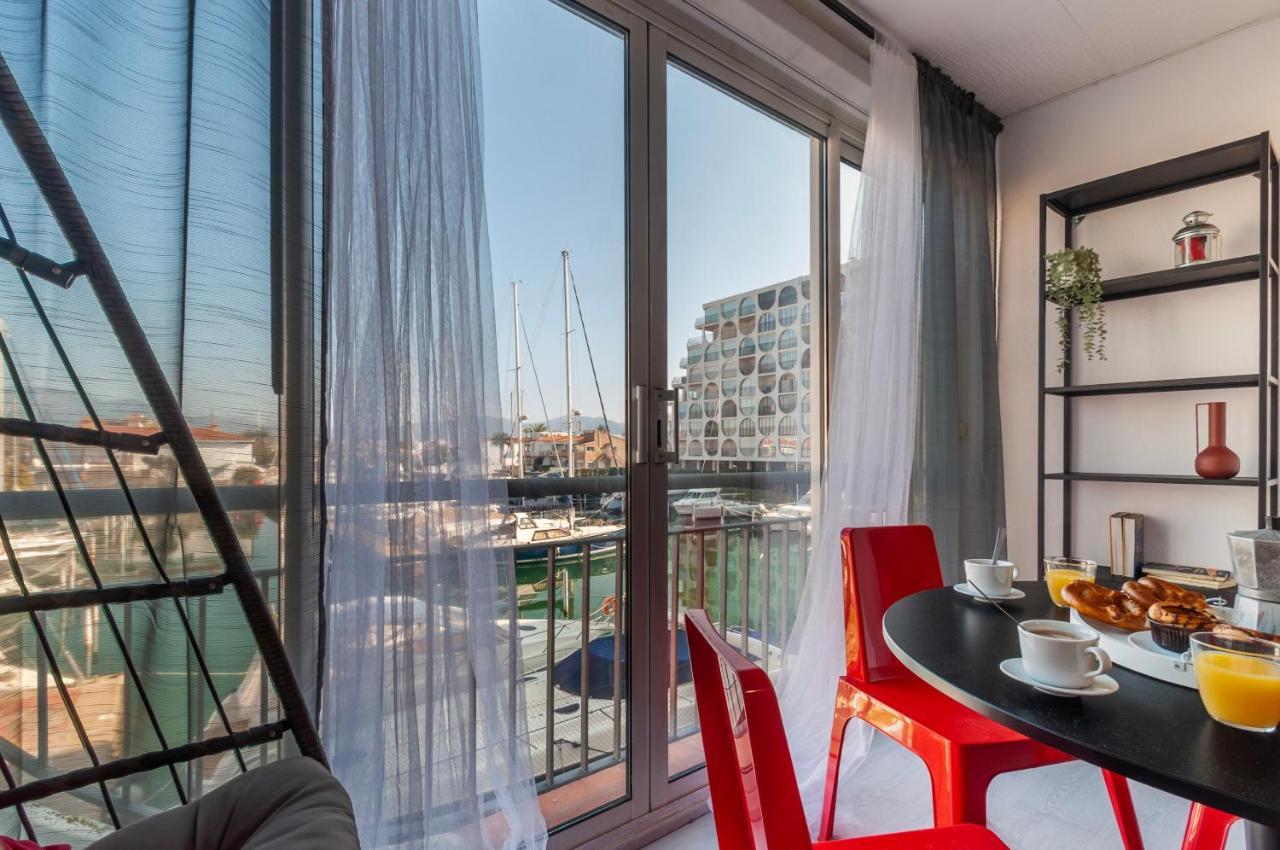 Estudio En 1ª Linea Con Vistas Al Puerto Deportivo By Insidehome Empuriabrava Esterno foto